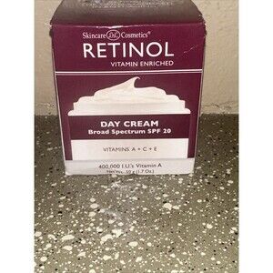 Skincare Cosmetics Retinol Vitamin Enriched Day Cream Broad Spectrum SPF 20